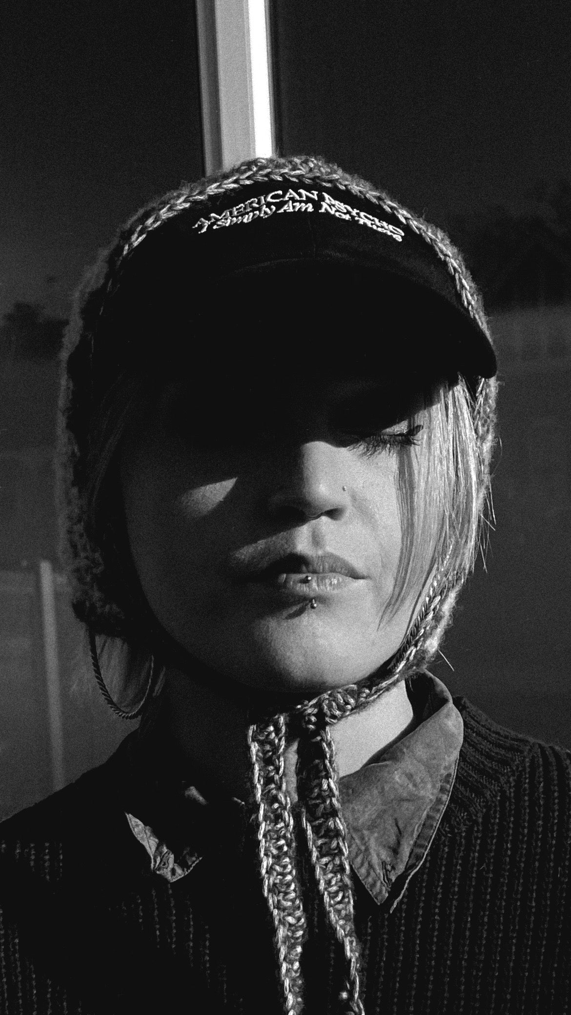 Merino Salt & Pepper Bonnet