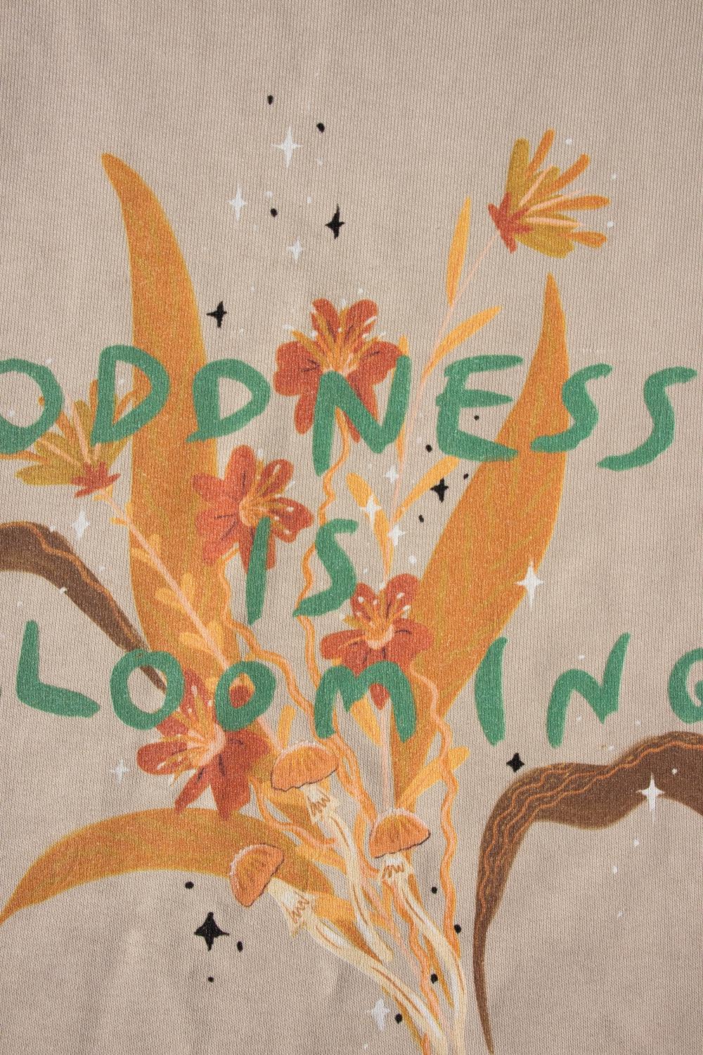 Oddness is Blooming Oversized Sweatshirt