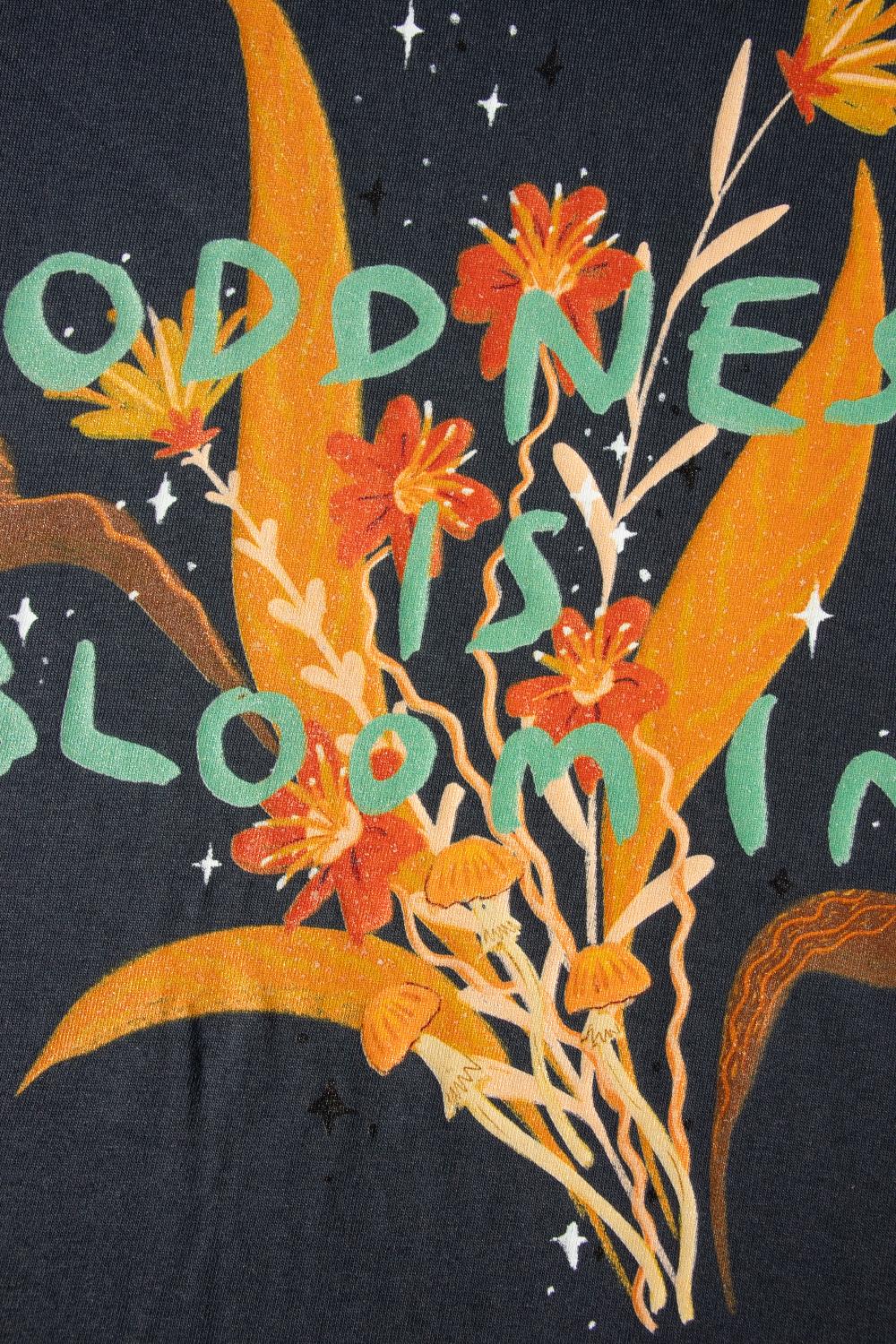 Oddness is Blooming Oversized T-shirt