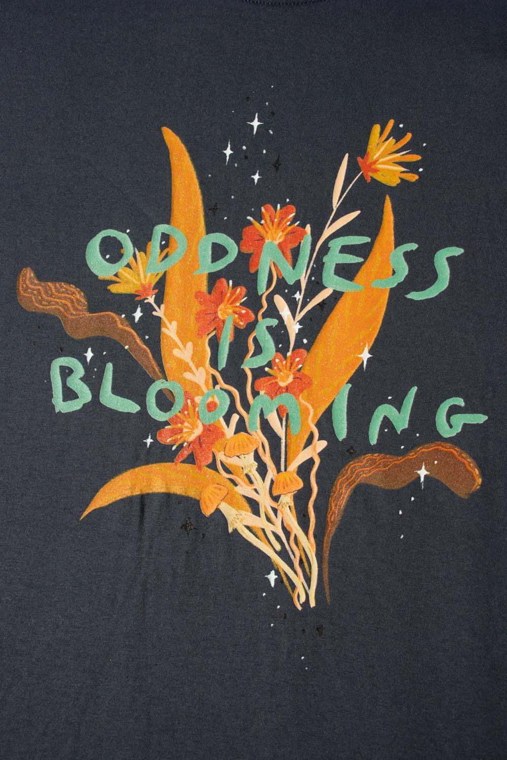 Oddness is Blooming Oversized T-shirt