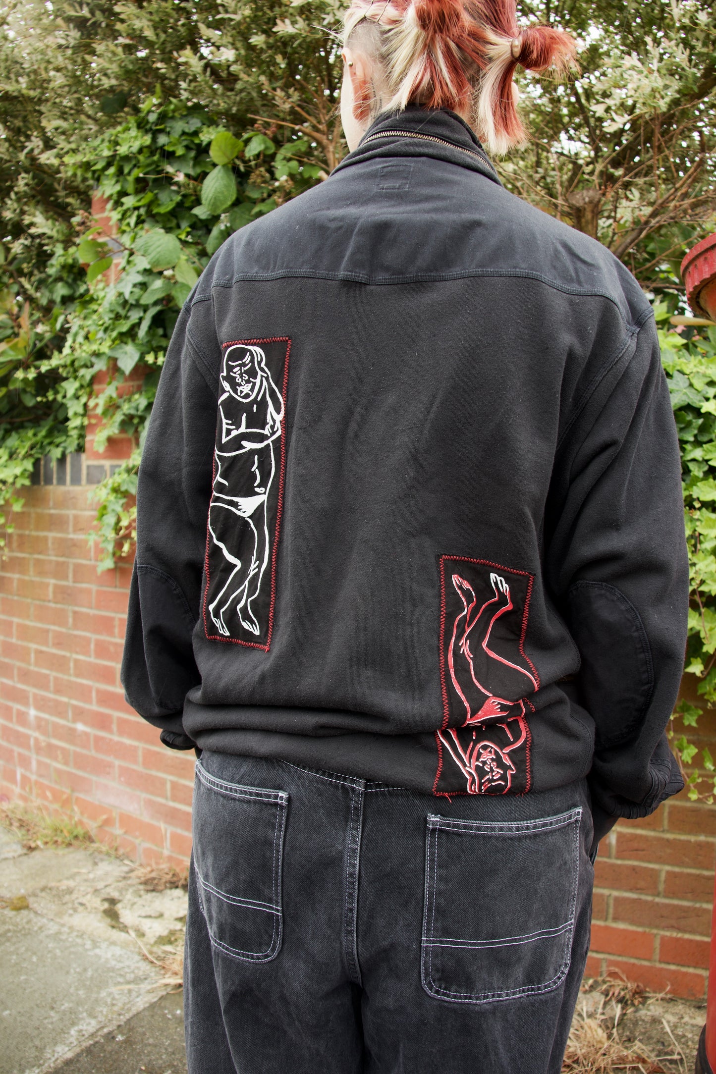 Reworked Vintage Adidas Zip Up Jacket