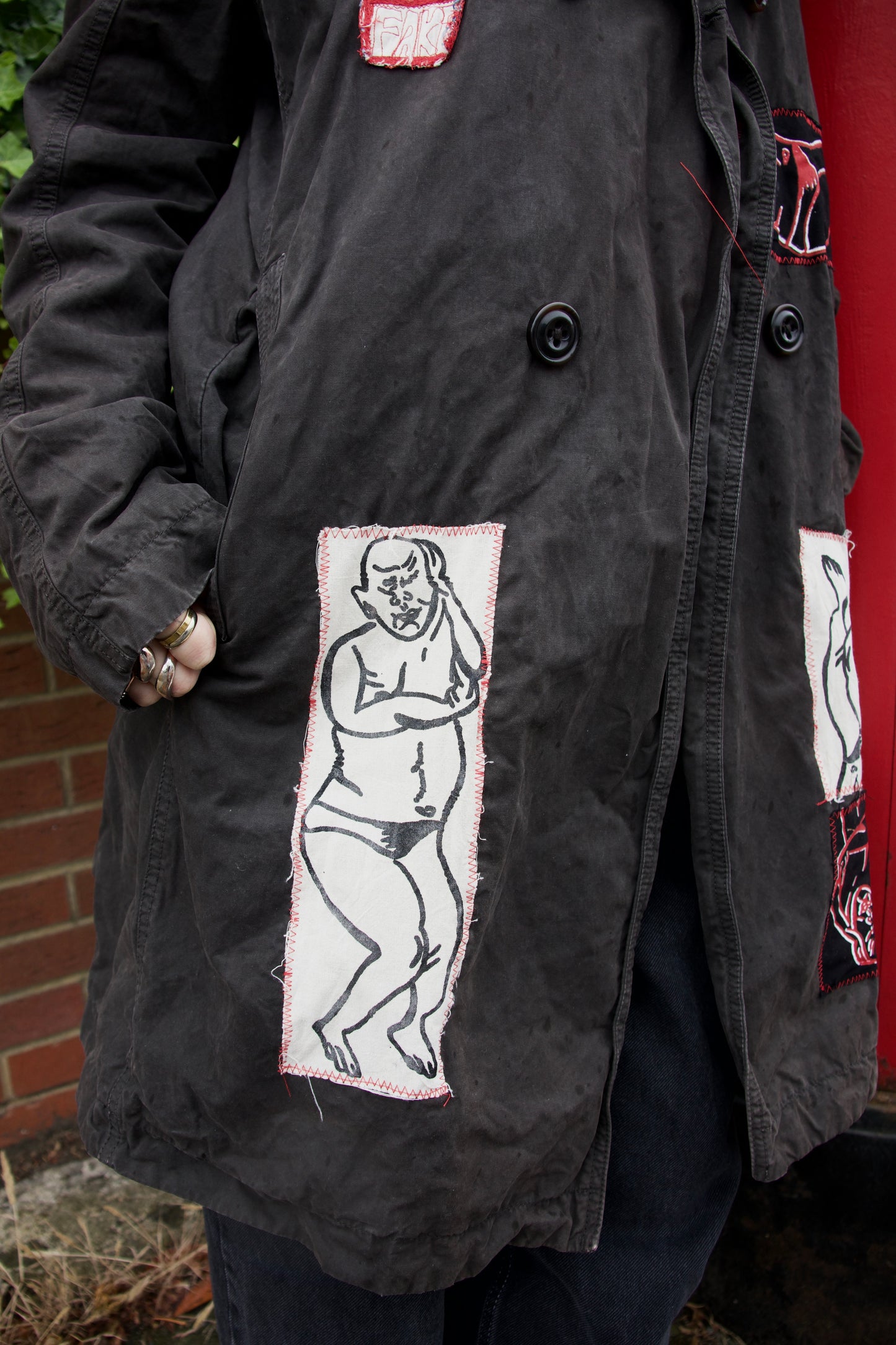 Reworked Hugo Boss Coat
