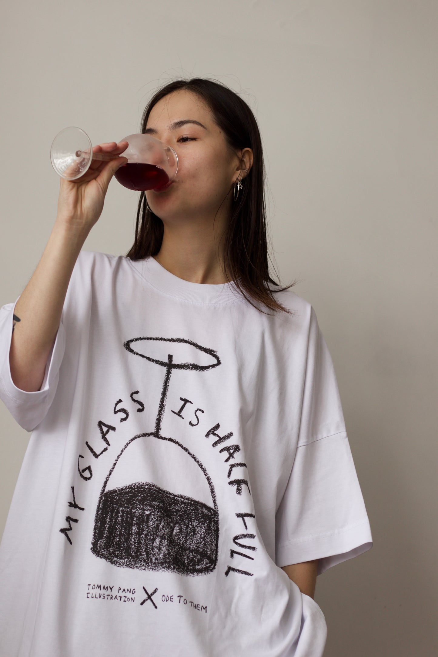 My Glass Is Half Full T-shirt TPI x OTT