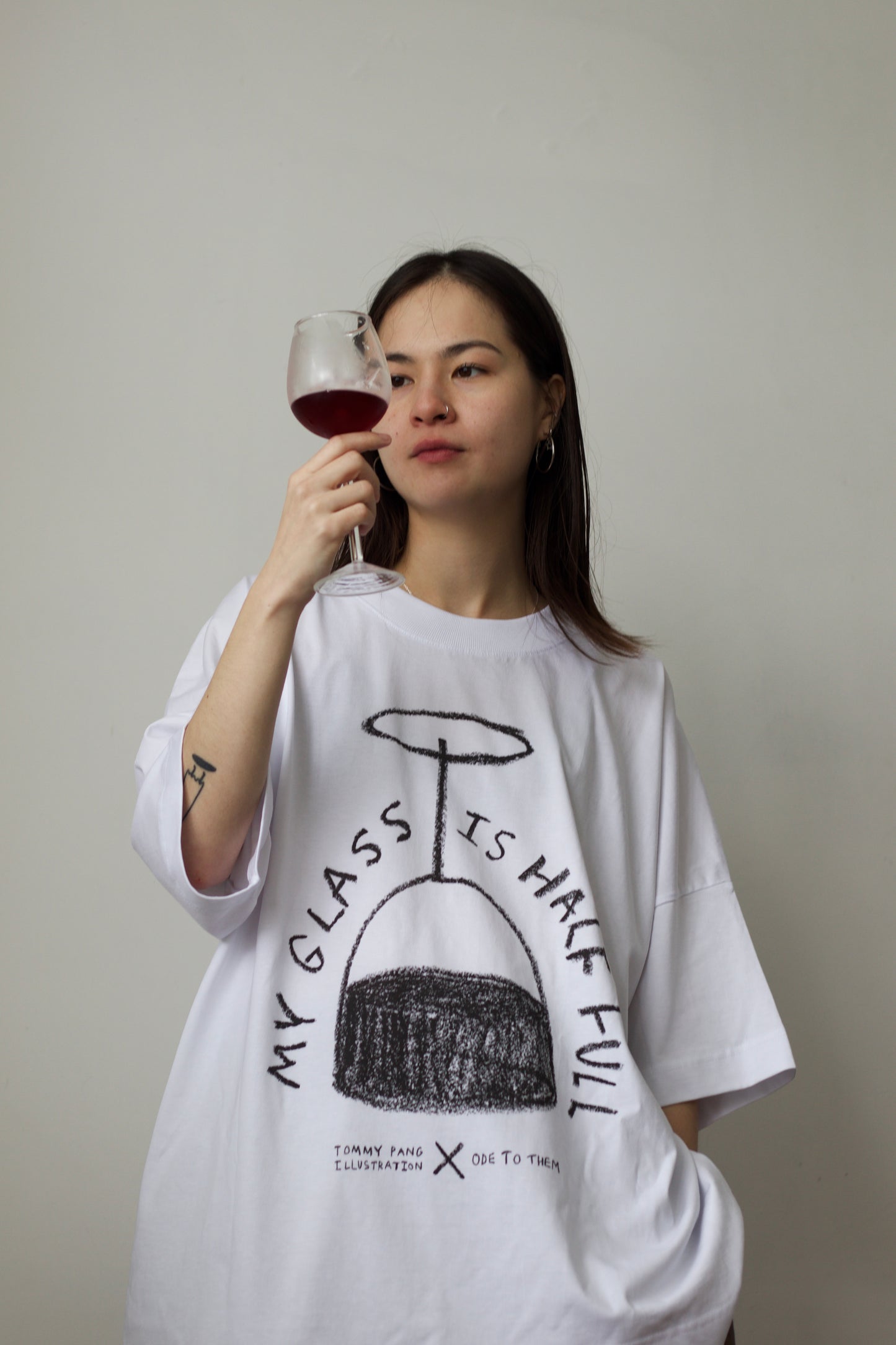 My Glass Is Half Full T-shirt TPI x OTT