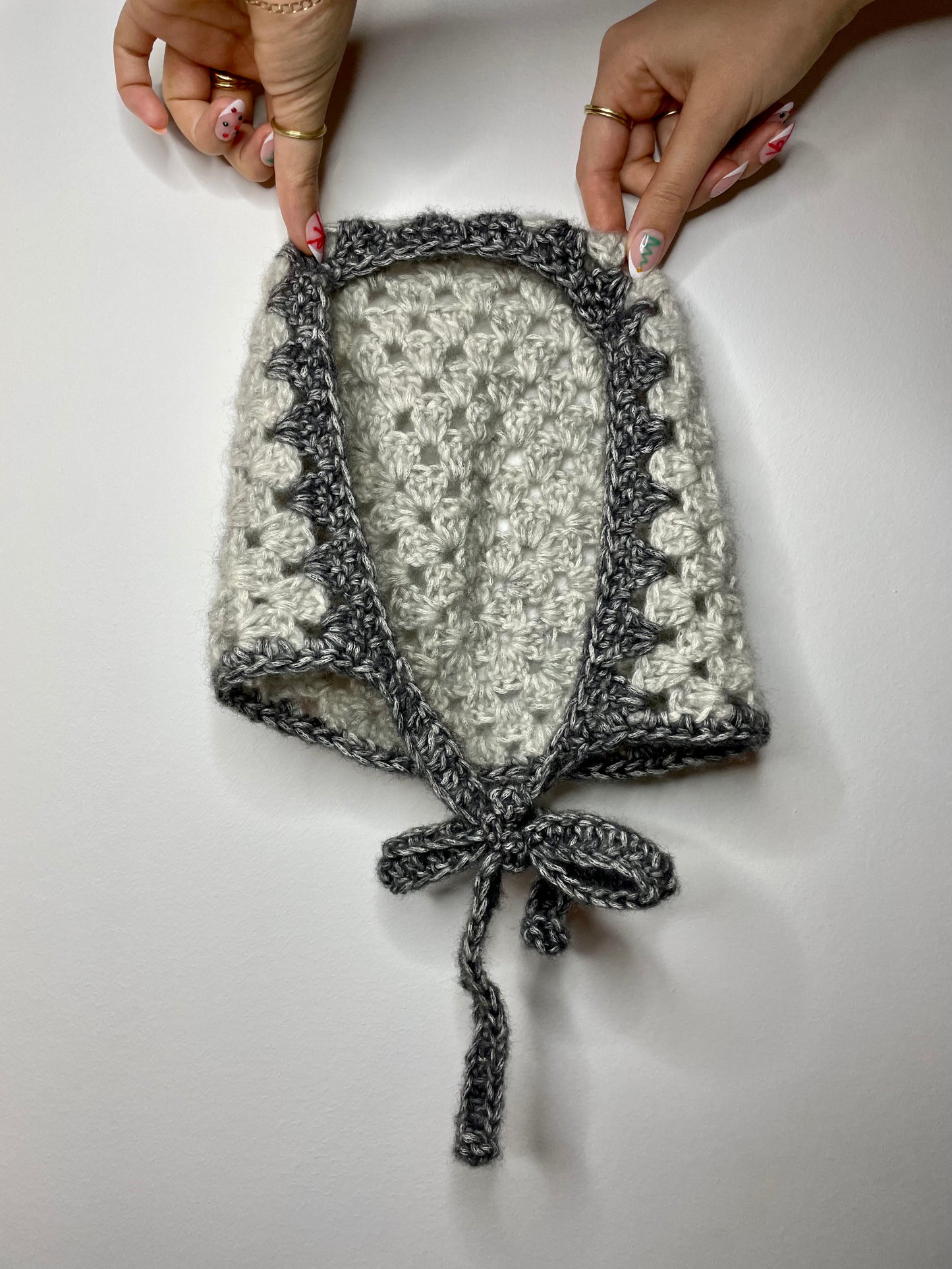 Merino Salt & Pepper Bonnet