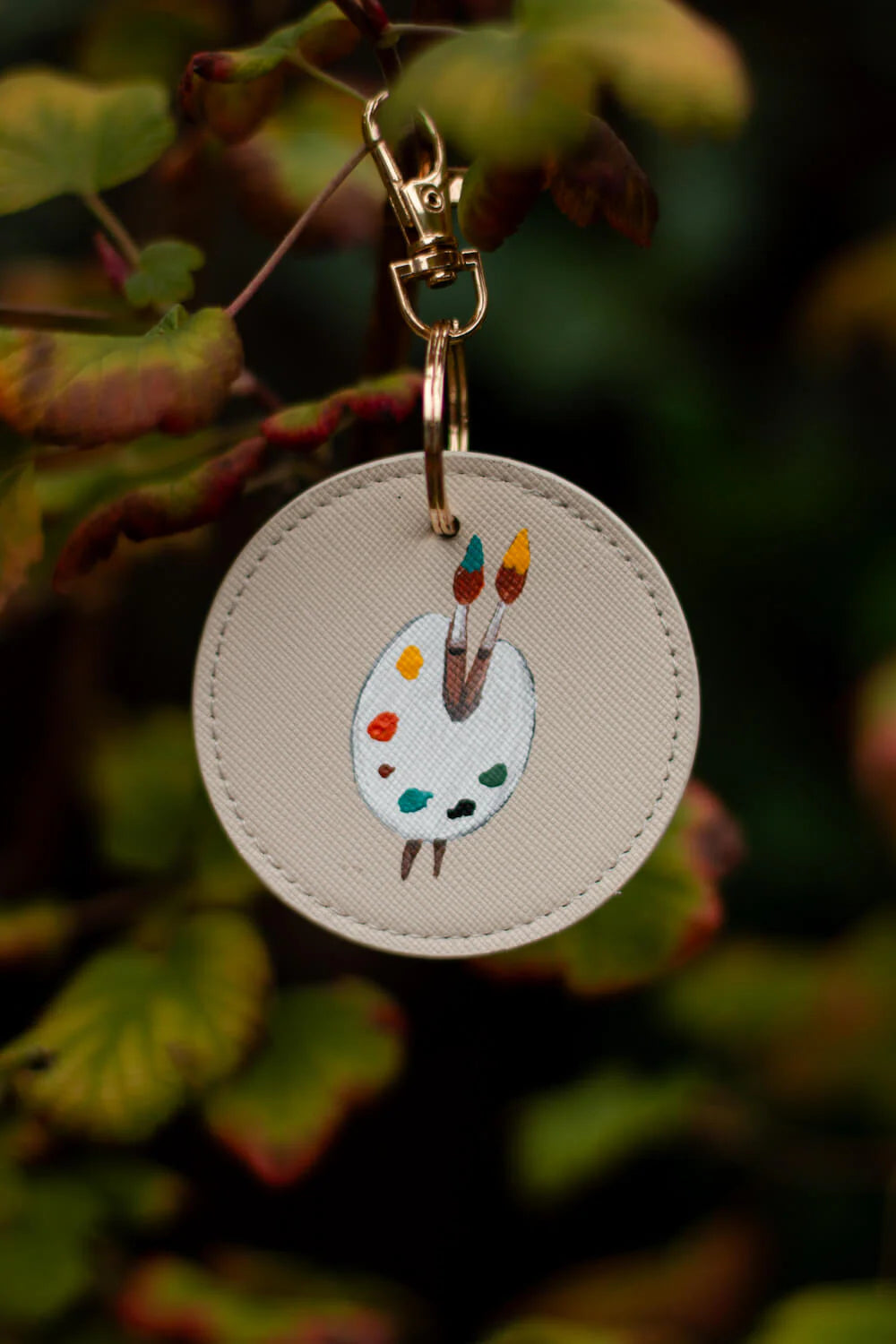 Personalizable Hand Painted Key Ring - 14 Designs