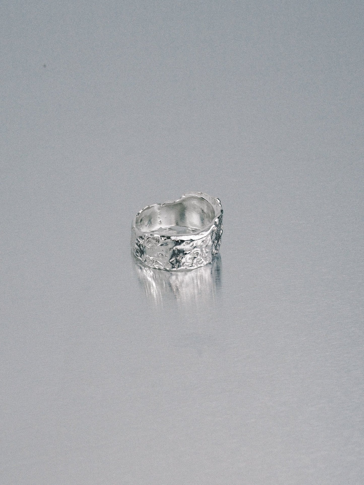 Pendennis Rock Ring, size P, 925 silver
