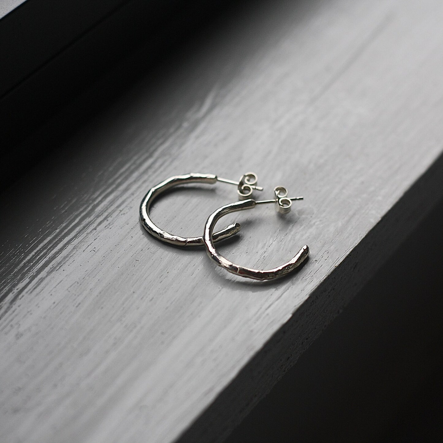 Molton Hoops - Sterling Silver