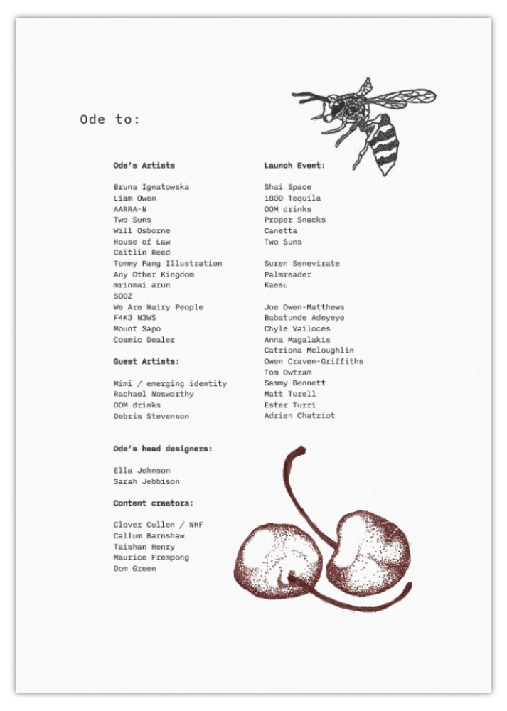 Ode To Them Zine Vol. 1
