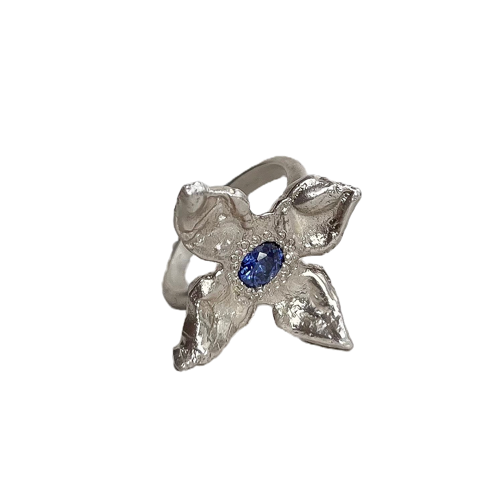 Sapphire Bloom Ring