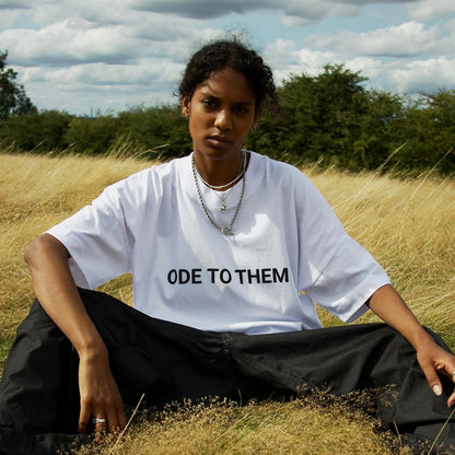 An Ode To them Heavyweight Short Sleeve T-Shirt - White