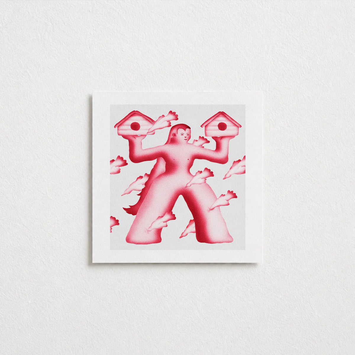 Bird Catcher Postcard (Square)