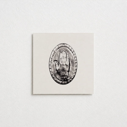 Hand Votive Postcard (Square)