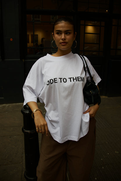 An Ode To them Heavyweight Short Sleeve T-Shirt - White