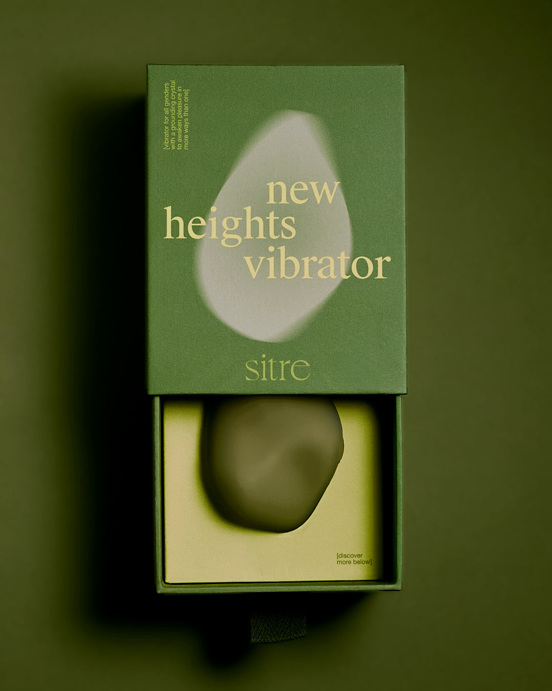 New Heights - Vibrator with smoky quartz crystal