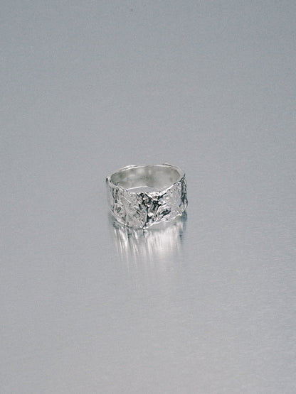 Pendennis Rock Ring, size P, 925 silver