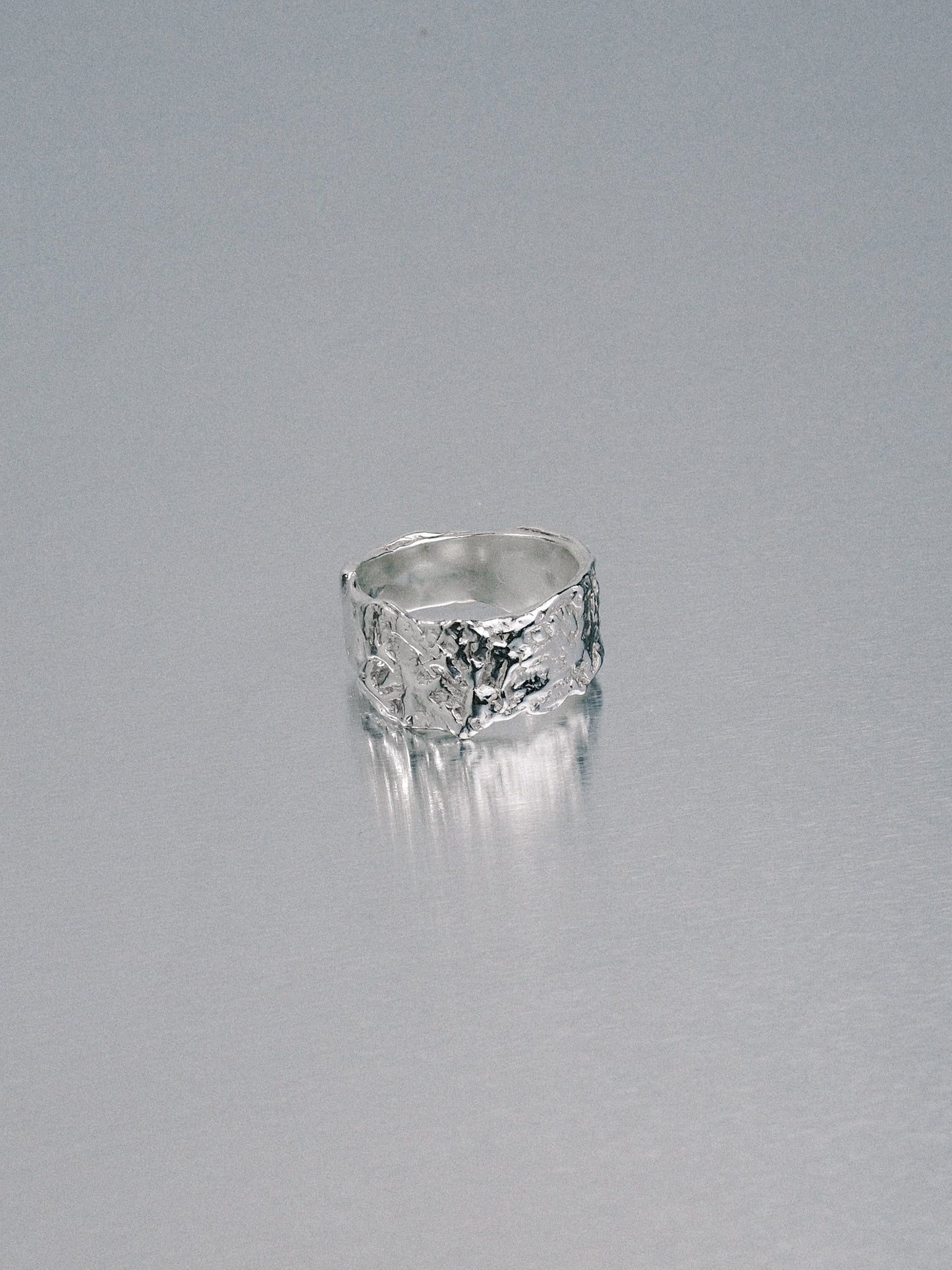 Pendennis Rock Ring, size P, 925 silver