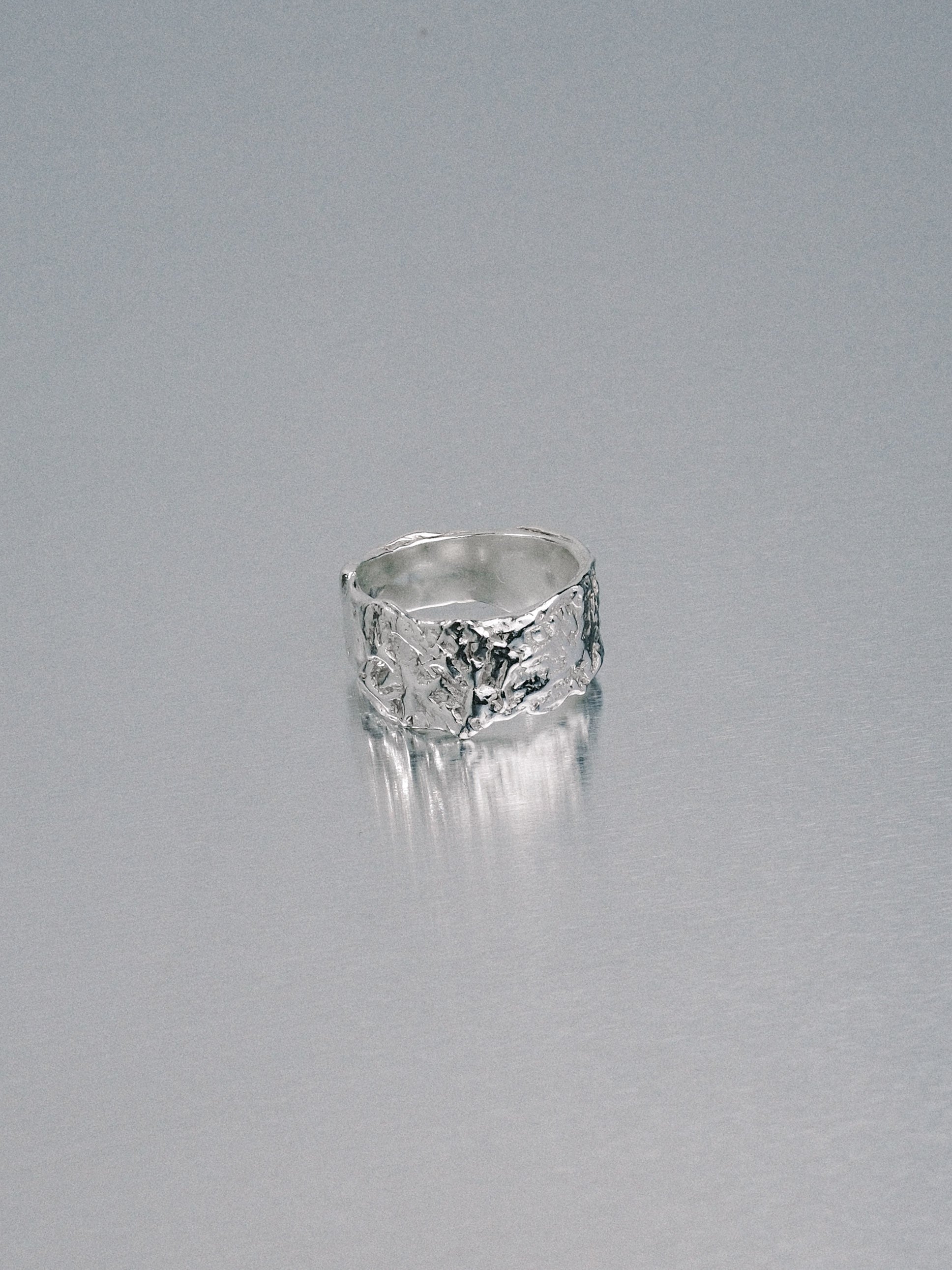 Pendennis Rock Ring, size P, 925 silver