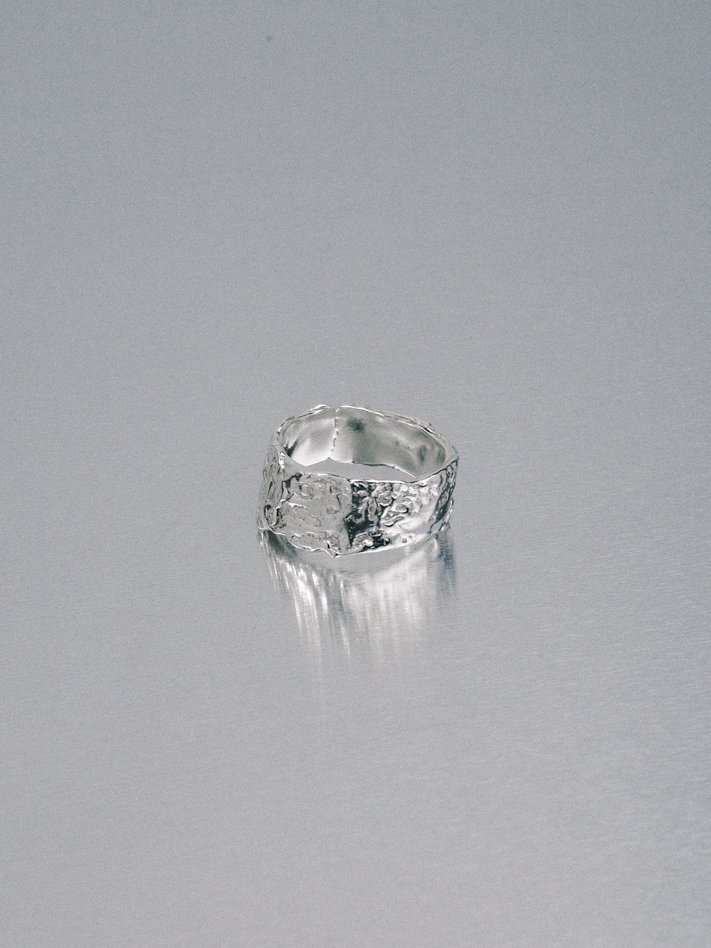 Pendennis Rock Ring, size P, 925 silver