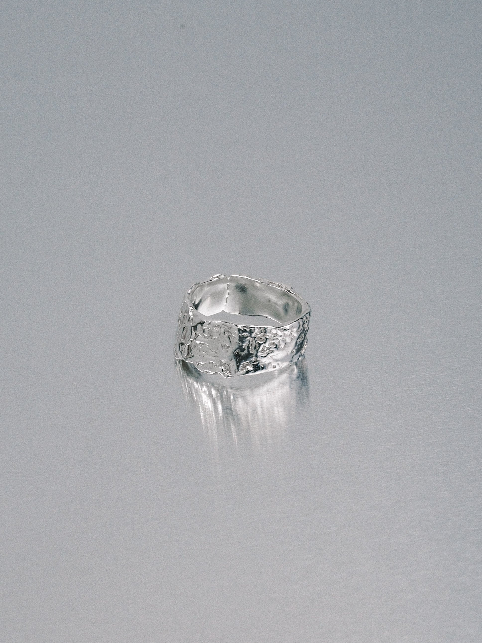 Pendennis Rock Ring, size P, 925 silver