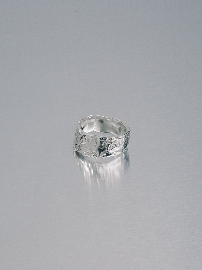 Pendennis Rock Ring, size P, 925 silver
