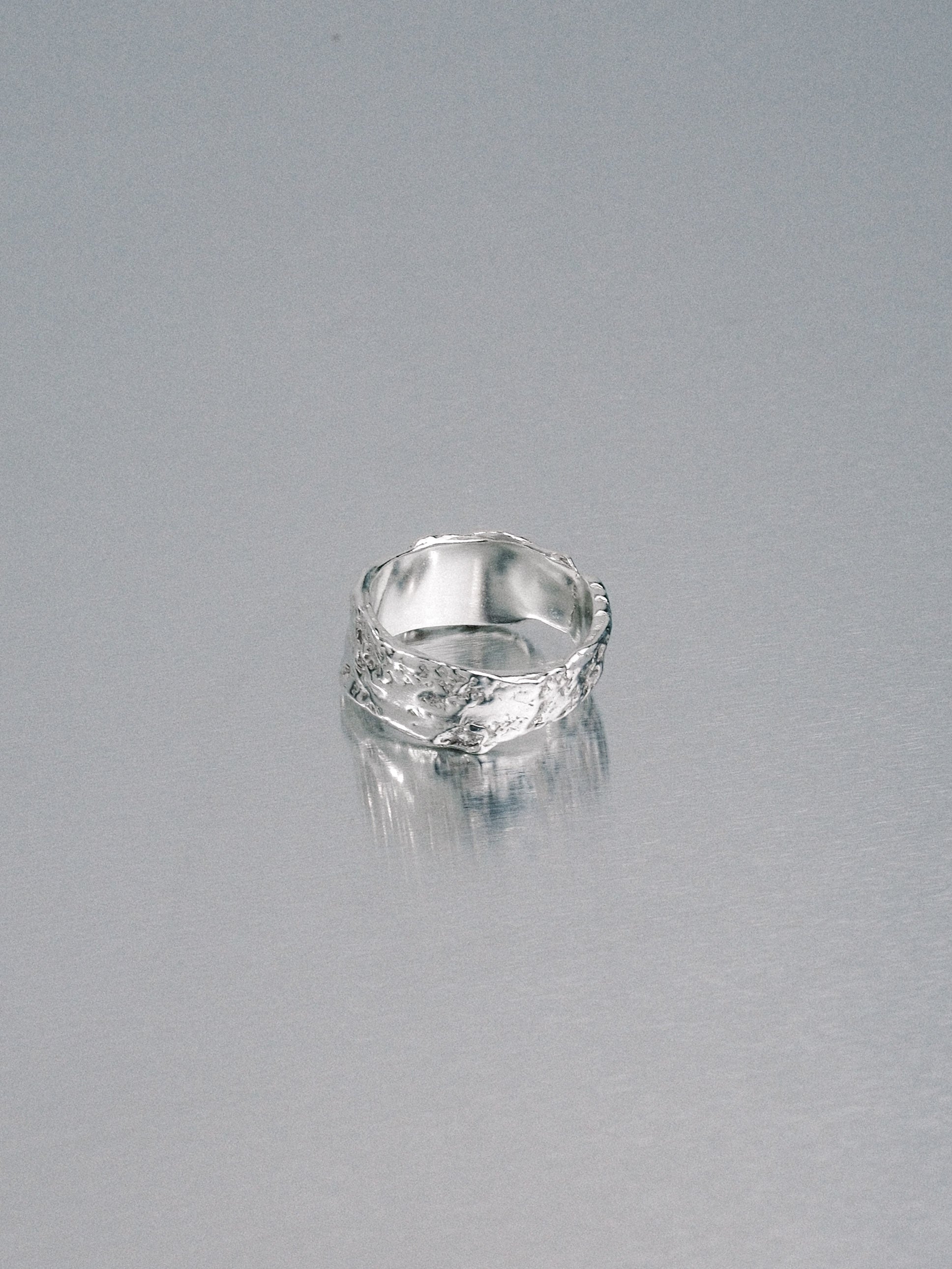 Pendennis Rock Ring, size P, 925 silver
