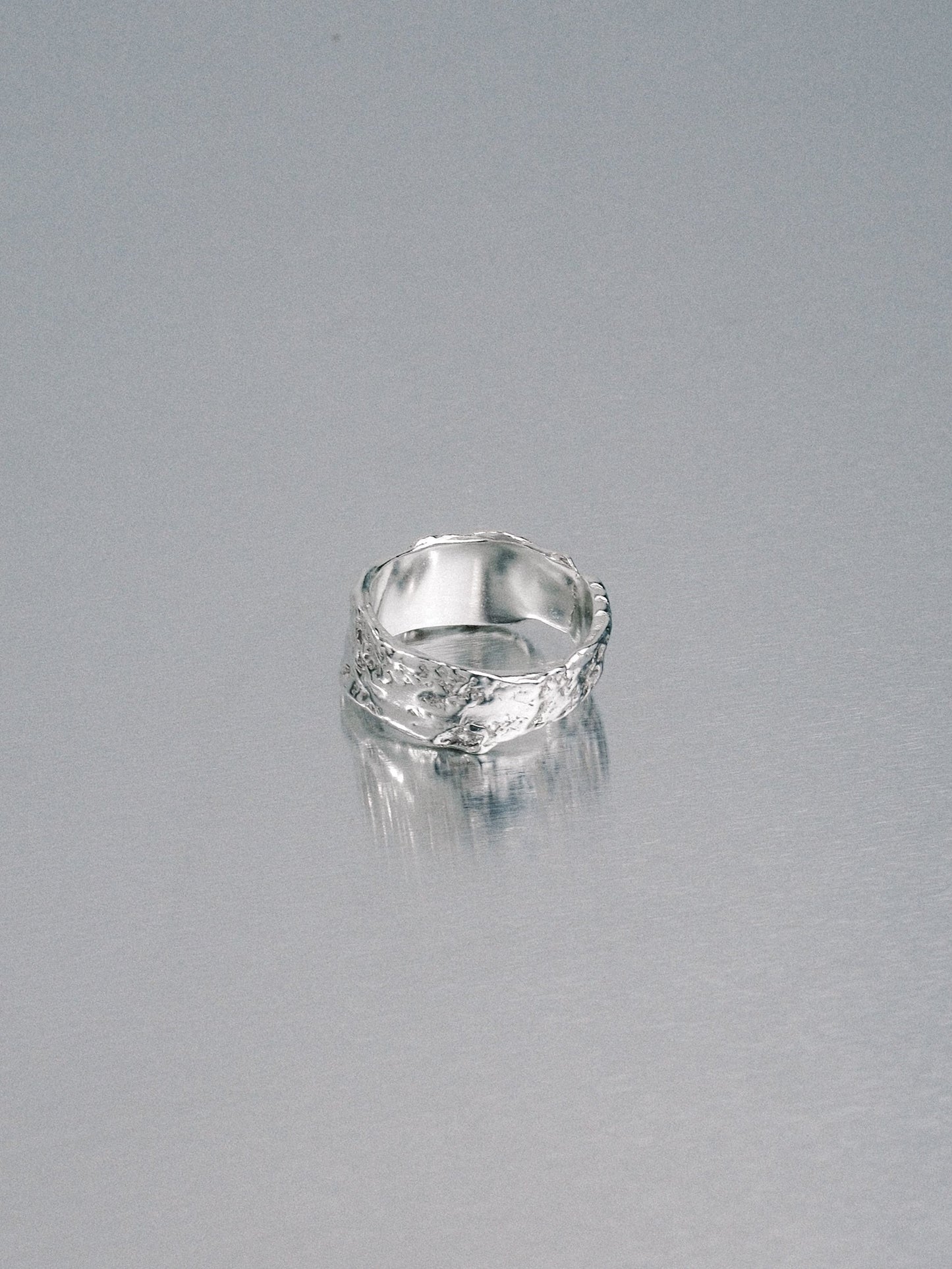 Pendennis Rock Ring, size P, 925 silver