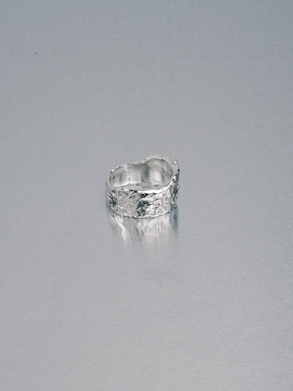 Pendennis Rock Ring, size P, 925 silver