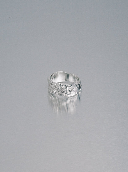 Pendennis Rock Ring, size N 1/2, 925 silver
