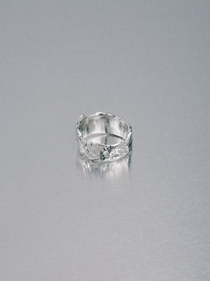 Pendennis Rock Ring, size N 1/2, 925 silver