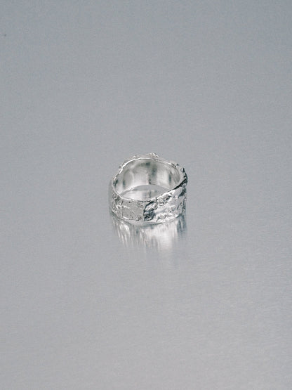 Pendennis Rock Ring, size N 1/2, 925 silver