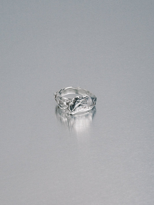 Pendennis Rock Ring, size J 1/2, 925 silver
