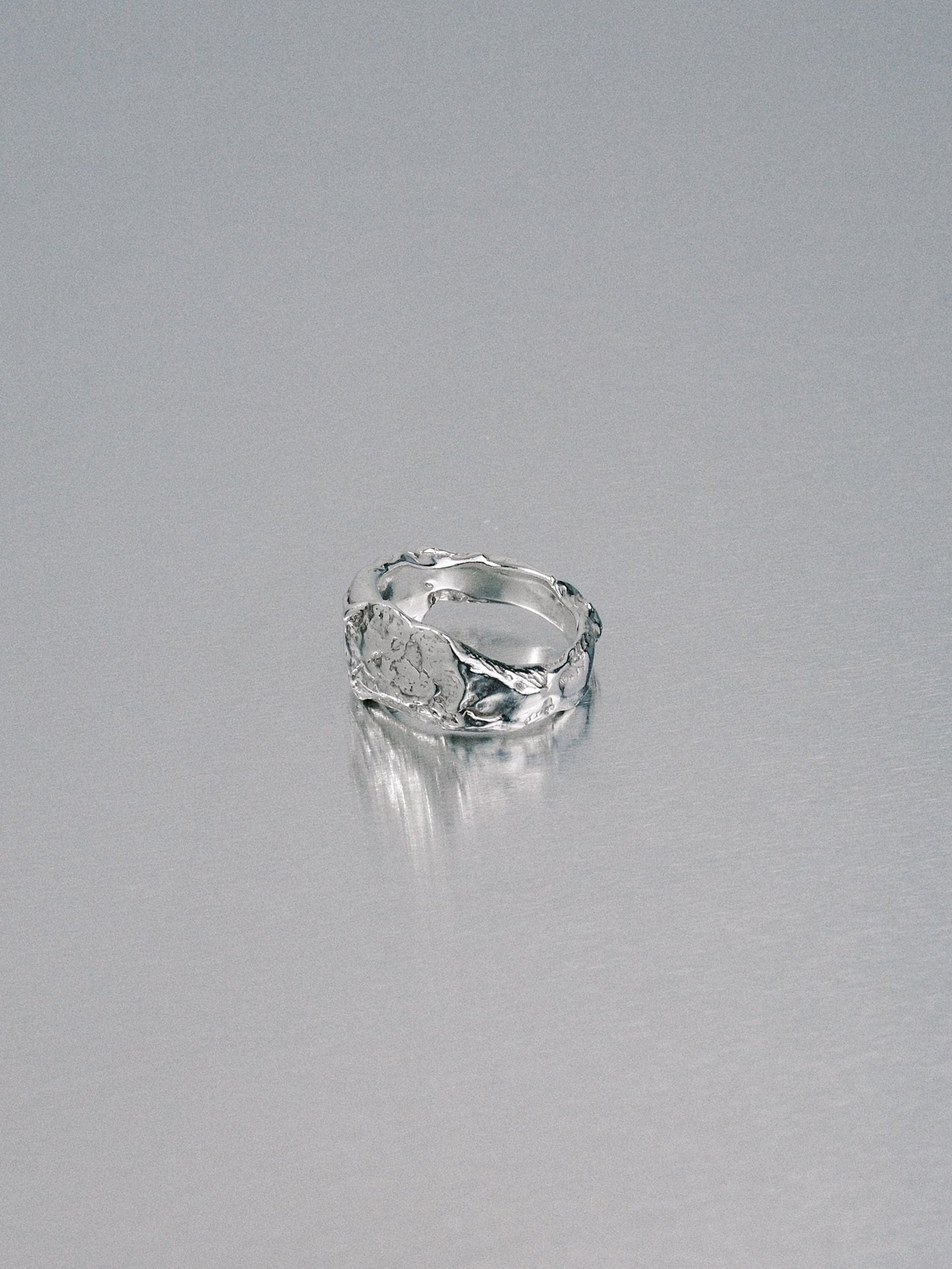 Pendennis Rock Ring, size J 1/2, 925 silver