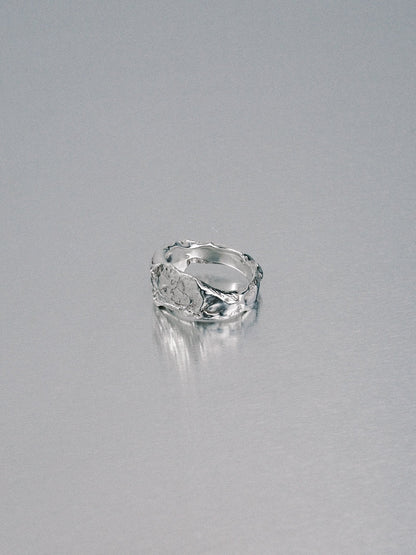 Pendennis Rock Ring, size J 1/2, 925 silver
