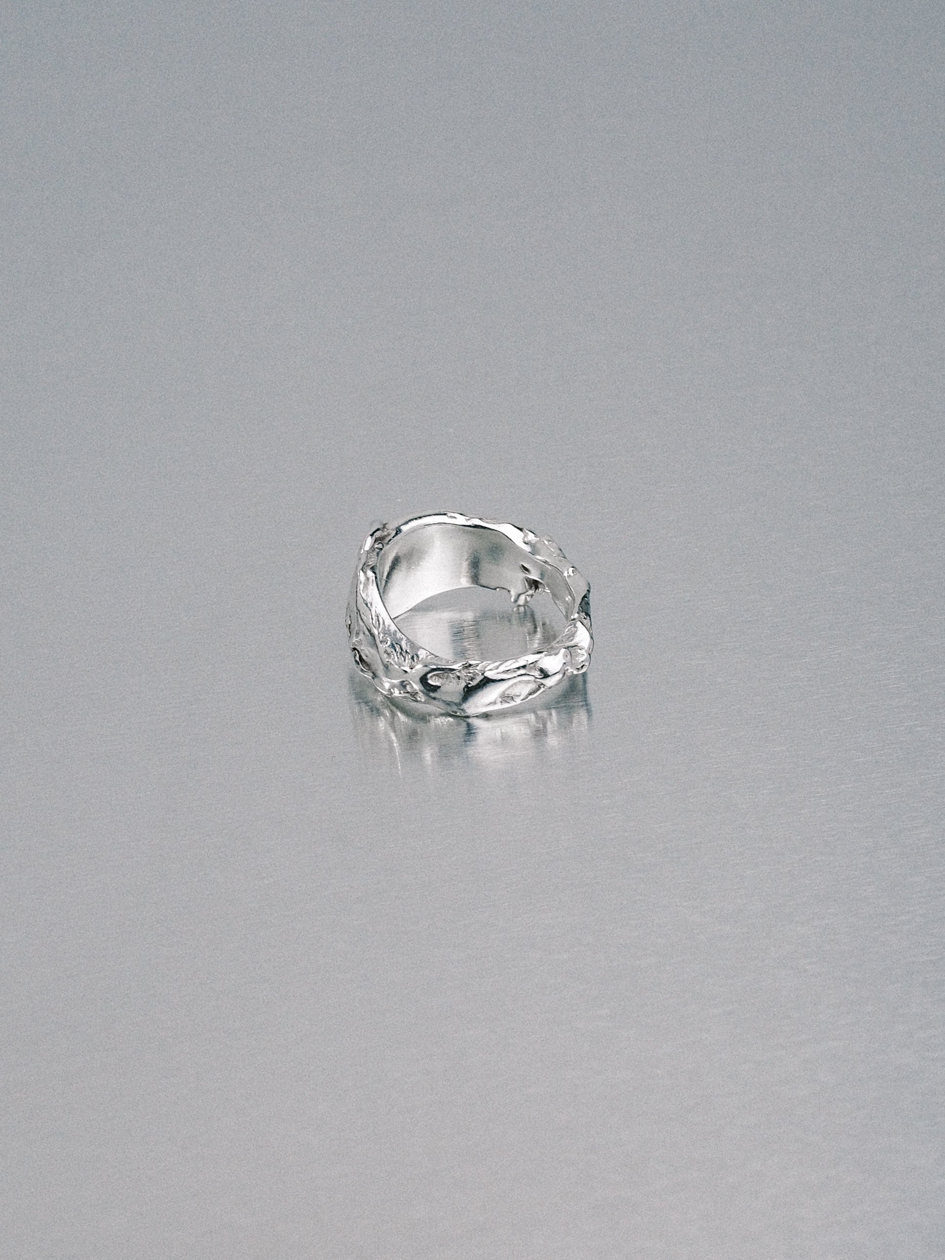 Pendennis Rock Ring, size J 1/2, 925 silver