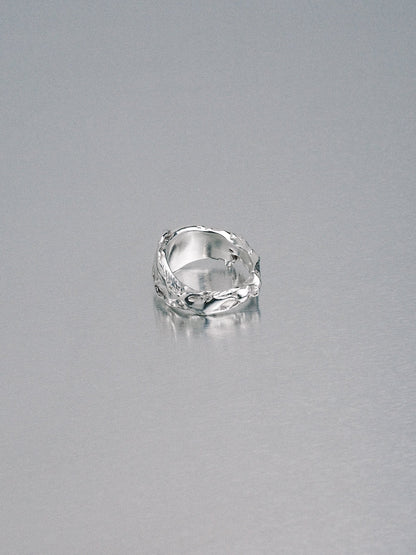 Pendennis Rock Ring, size J 1/2, 925 silver