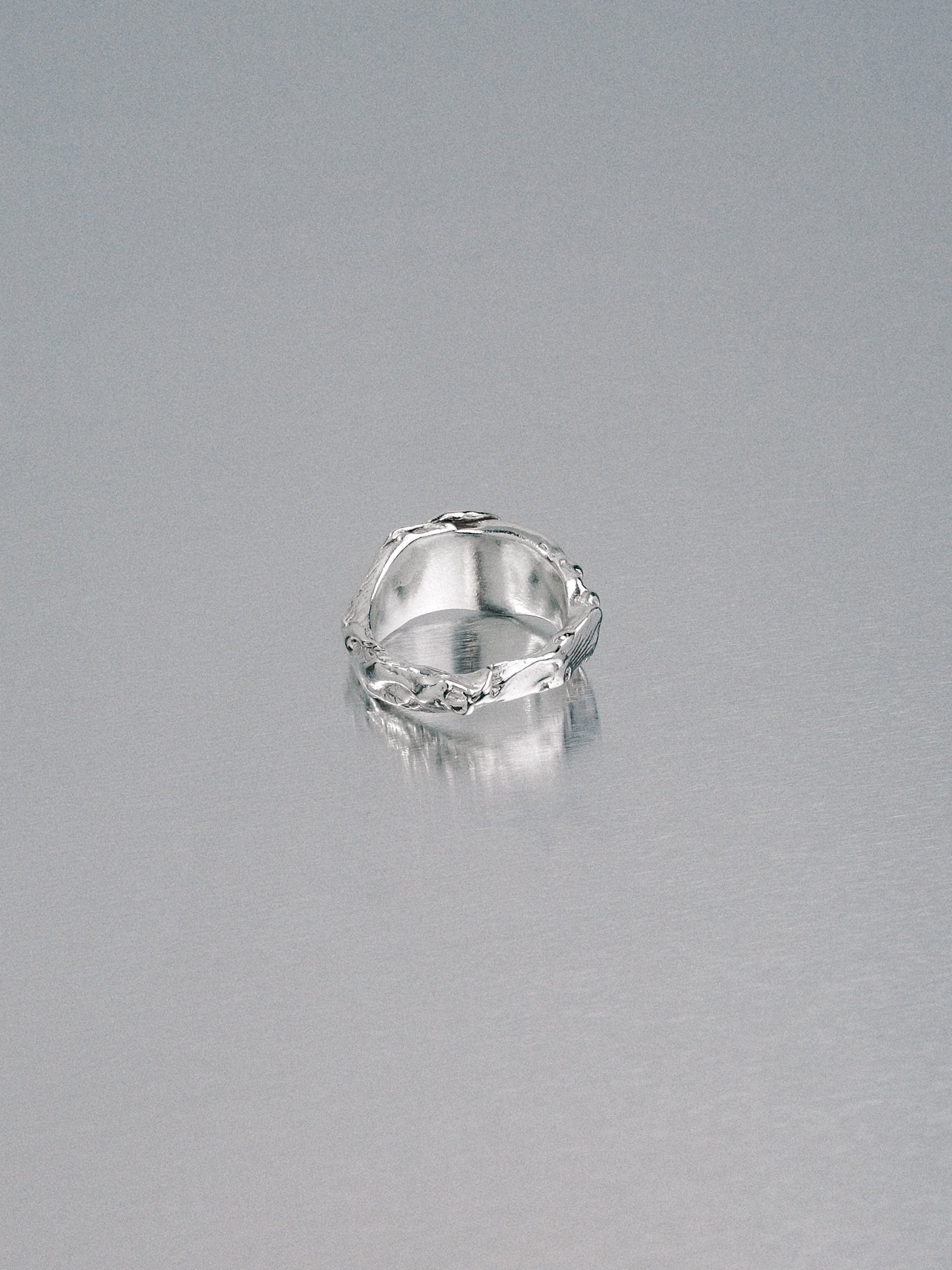 Pendennis Rock Ring, size J 1/2, 925 silver
