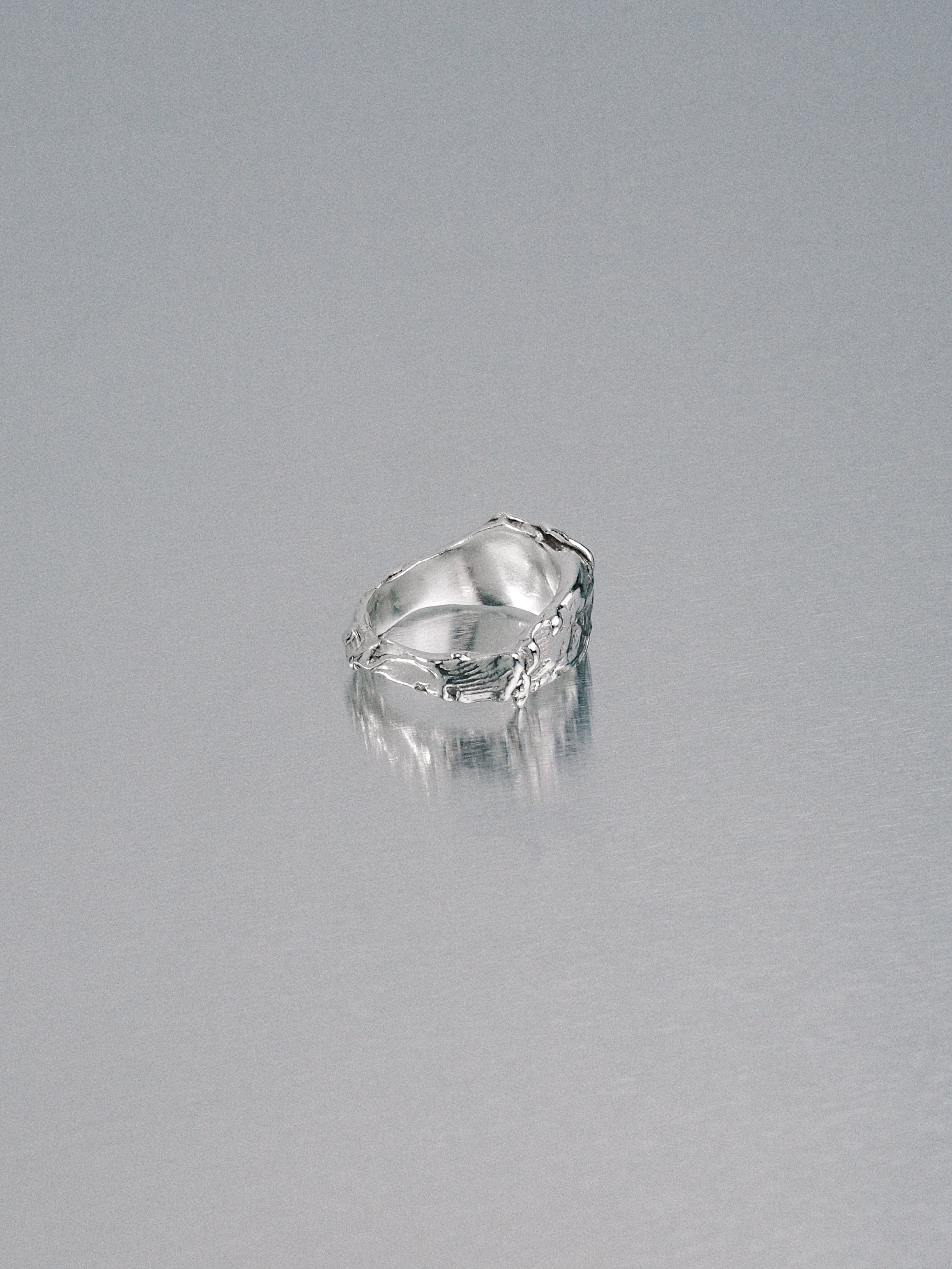 Pendennis Rock Ring, size J 1/2, 925 silver