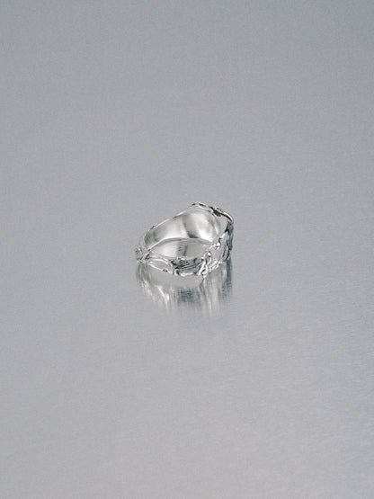 Pendennis Rock Ring, size J 1/2, 925 silver