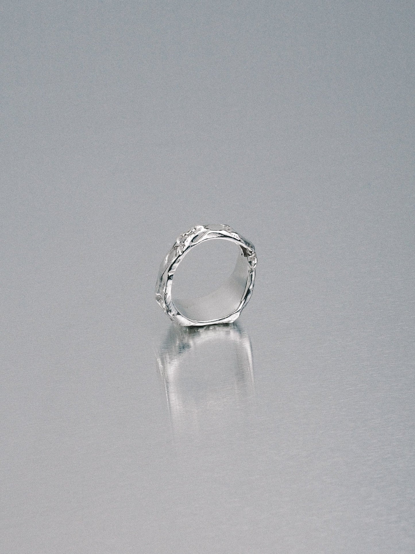 Pendennis Rock Ring, size J 1/2, 925 silver