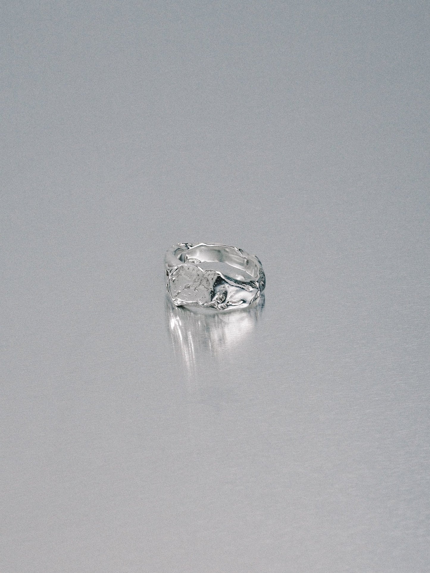 Pendennis Rock Ring, size J 1/2, 925 silver
