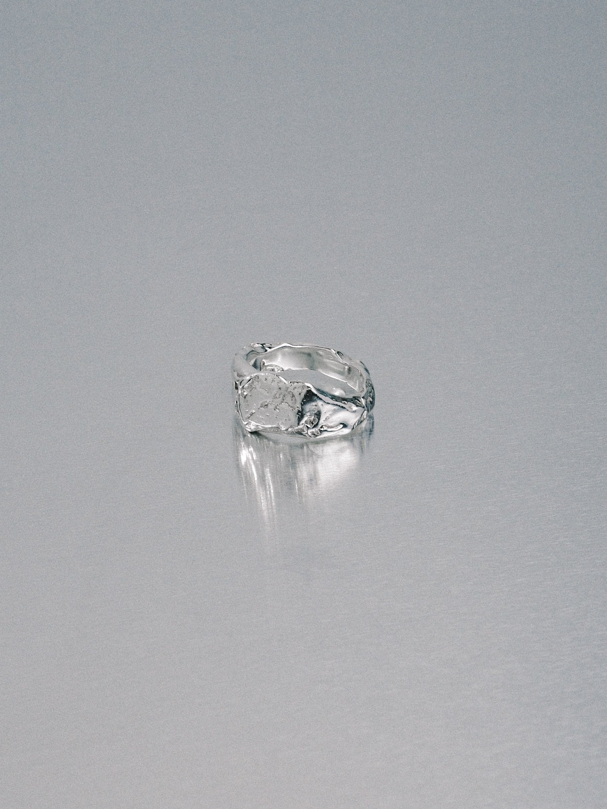 Pendennis Rock Ring, size J 1/2, 925 silver
