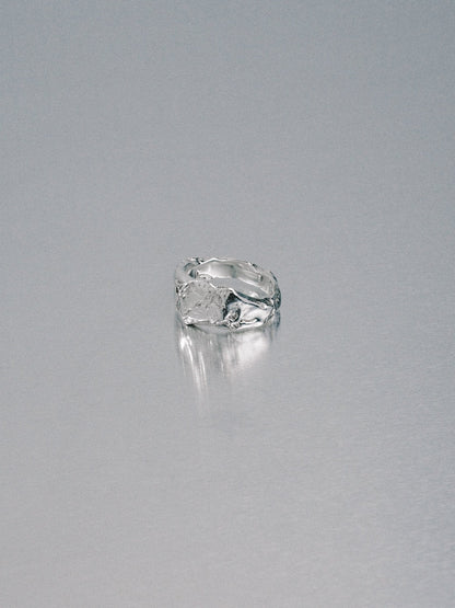 Pendennis Rock Ring, size J 1/2, 925 silver