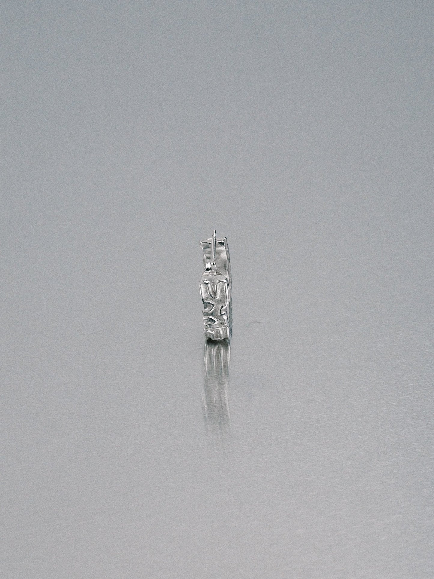 Biomorphic Earrings, 925 silver