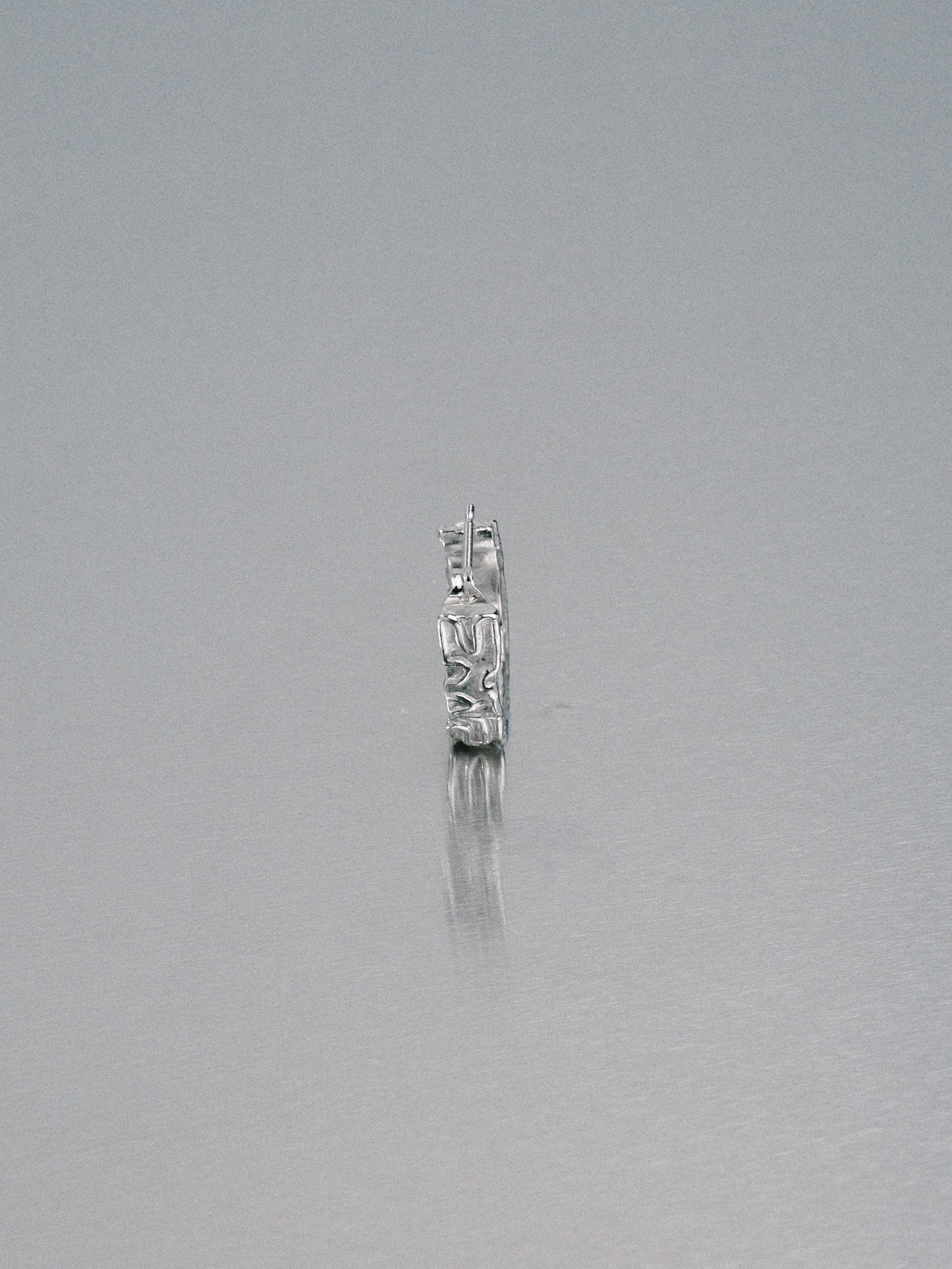 Biomorphic Earrings, 925 silver