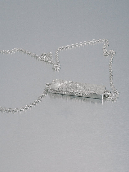 Biomorphic Necklace, 925 silver