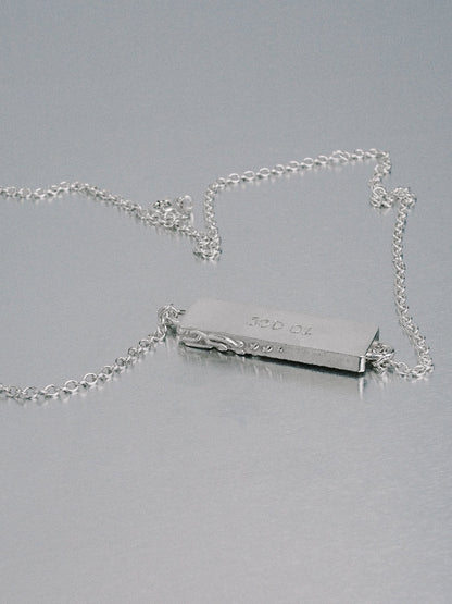 Biomorphic Necklace, 925 silver