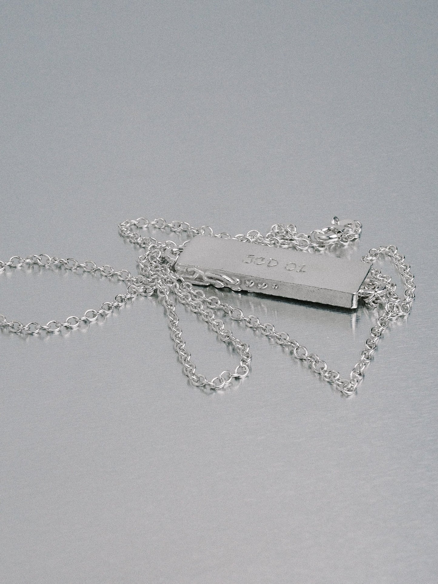 Biomorphic Necklace, 925 silver