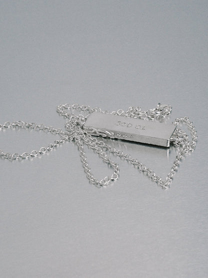 Biomorphic Necklace, 925 silver