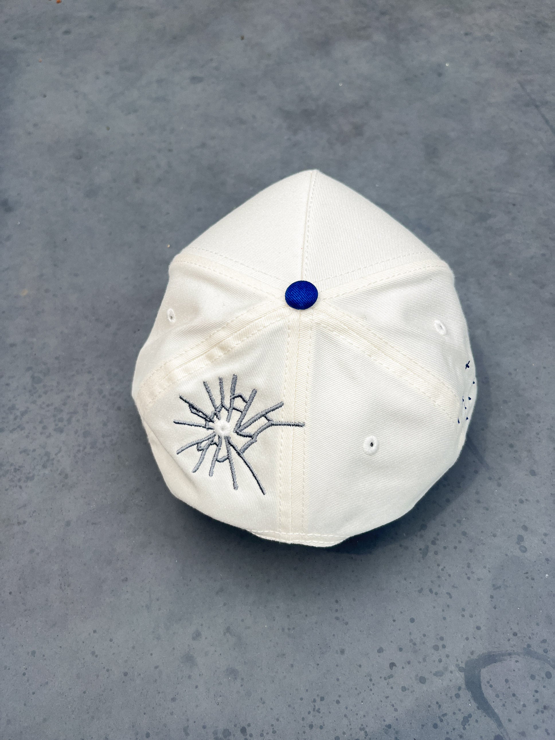 JC Blue OG Cap, embroidered JCD snapback